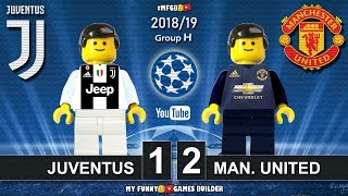Juventus vs Manchester United 1-2 • Champions League 2019 (07/11) All Goals Highlights Lego Football