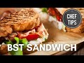 Bacon, Spinach and Tomato Sandwich Recipe - Best BLT!