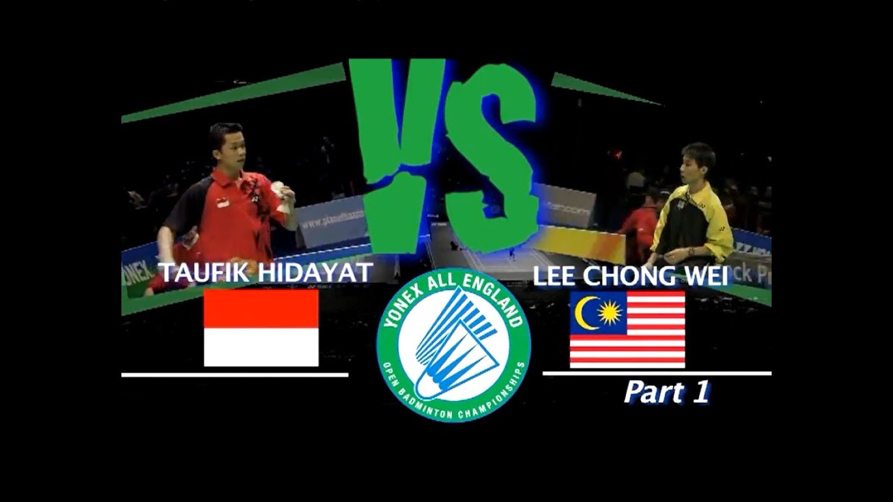 All England Lee Chong Wei vs Taufik Hidayat 2008 Part 1