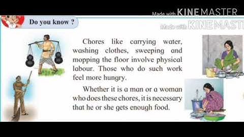 Std : 3. Sub : E.V.S (Science) Ls.no  13 Our  Diet