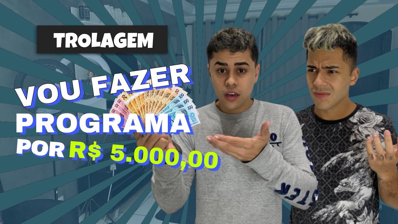 FUI CONVIDADO PRA SER GAROTO DE PROGRAMA