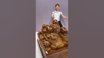 Cóc thần thiềm thừ gỗ #dieukhacgo #sculpture