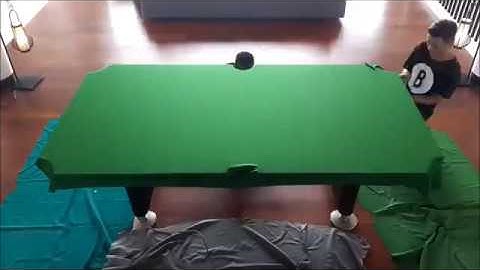 Pool Table installation time lapse by Thailand Pool Tables