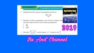 Uji Kompetensi 1 no. 1-8 Matematika kelas 9 Bab 1 Perpangkatan dan Bentuk Akar - halaman 58 - 59