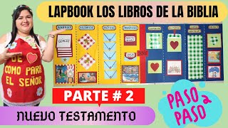 LAPBOOK parte2 - Nuevo Testamento - Libro dinámico - mes de la biblia - paso a paso