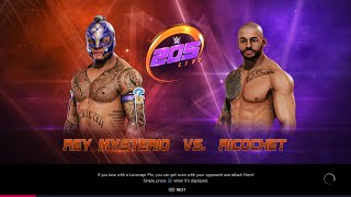 Rey Mysterio VS Ricochet WWE 2K20