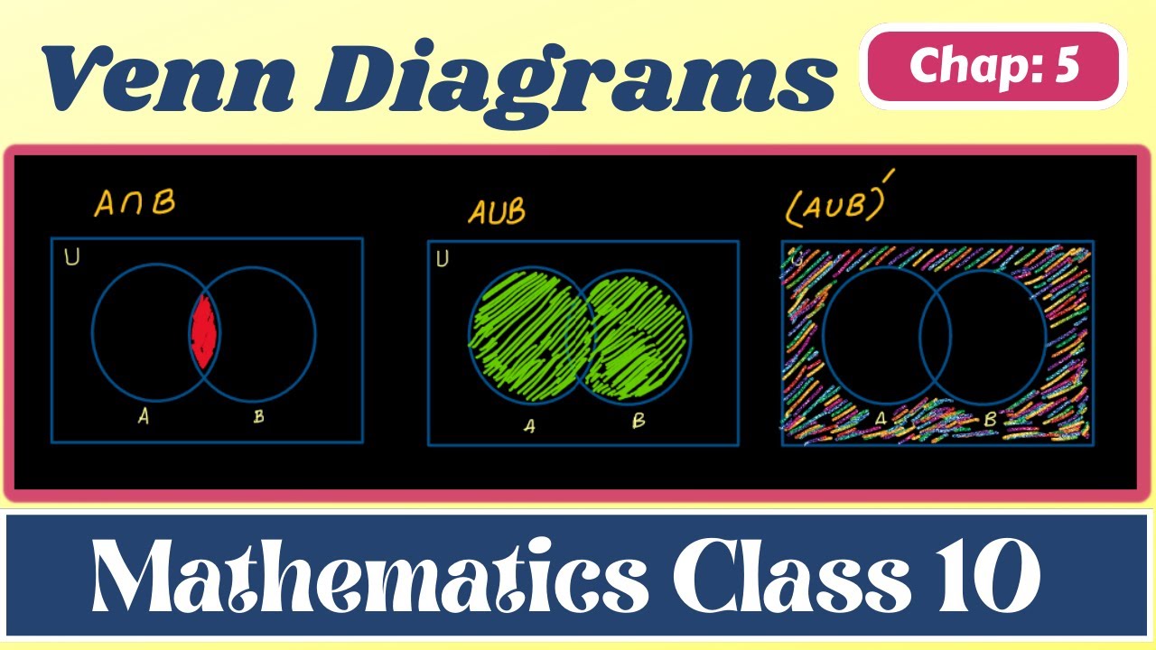 Venn Diagrams | Exercise 5.3 | 10th Math | THE STUDY GUIDERS - YouTube