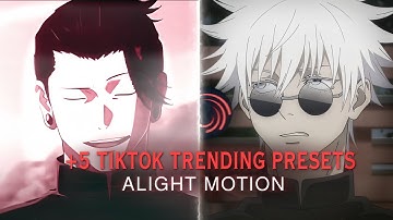 +5 Tiktok Trending presets #12 [ XML + QR + CC ] #anime #gojo #geto  #goku #gojo #sololeveling #jjk