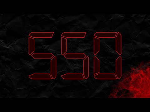 Countdown from 550 to 0 in RED