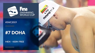 Mens 400M Free Day 1 Doha Fina Swimming World Cup 2019