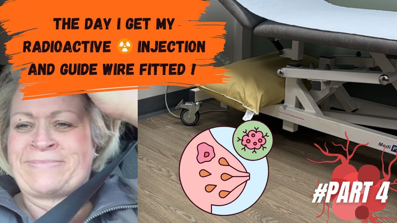 The Day I Get My Radioactive injection & guide wire fitted # ...