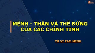 89- MỆNH VÀ THÂN TRONG LÁ SỐ TỬ VI| PHẦN 3| TỬ VI TAM MINH