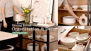 Dining Room Organization and Decor