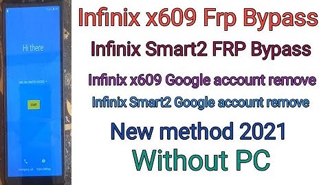 infinix Smart2 Frp bypass  infinix x609 Frp bypass without PC Sohail Technical