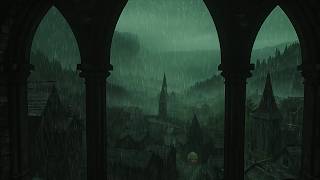 Rain and Thunder Beyond Castle Gates - Cozy Sleep Atmosphere Tonight