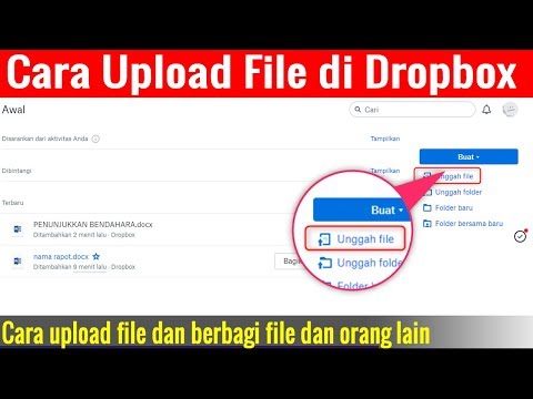 Cara Upload File di Dropbox