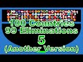 [Another Version]100 countries & 99 times elimination5 -marble race in Algodoo- | Marble Factory 2nd