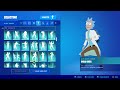 EVERY Fortnite Dance Emote ALL 430 Dance Emotes Showcase On NEW RICK SANCHEZ (Rick & Morty NEW SKIN)