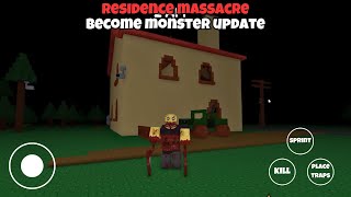 Playing as Monster in Residence Massacre New Update-[ROBLOX]