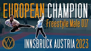 FREESTYLE POOMSAE EUROPEAN CHAMPION (ESP) | Male O17 Individual | 2023 Innsbruck Austria