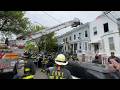 Man charged after fire tears through several homes in Astoria