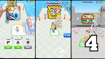 Block Crusher: Break The Wall - Gameplay Walkthrough Part 4 Stickman Block Crusher Stack Machine