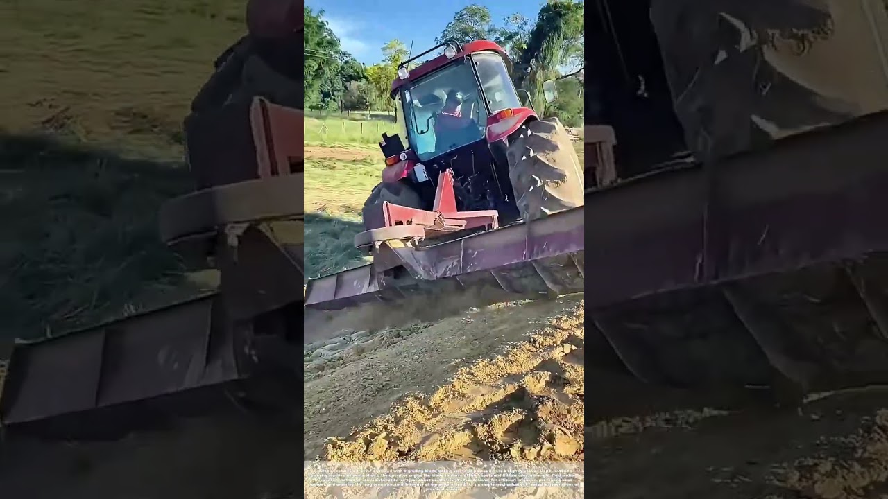 Leveling the Land: How a Tilted Blade Creates Perfectly Flat Fields