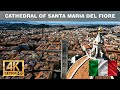  cathedral of santa maria del fiore by drone 4k 60fps u.