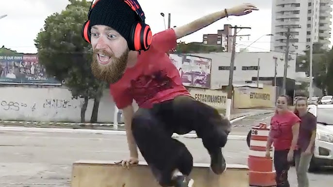 MINHA CIDADE VIROU MEME DE NOVO! (PARKOUR DE TAUBATÉ) 