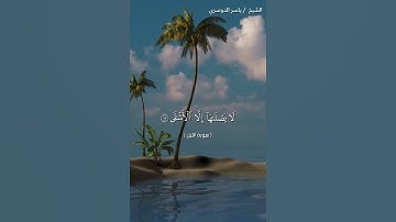 سورة الليل من آية 12 إلى آية 21 بصوت الشيخ ياسر الدوسري❤❤