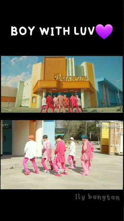 Bts boy with luv-Behind the scenes💜|#btsarmy #shorts #subscribe #boywithluv
