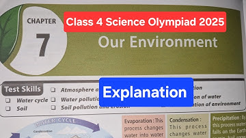 Class 4 Science Olympiad | Chapter 7 Environment | Science Olympiad |SOF| NSO#scienceolympiad#class4