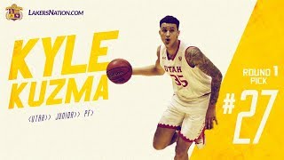 Lakers Select Kyle Kuzma at the 27th (via Nets) pick in the 2017 NBA Draft (Full Draft Video)