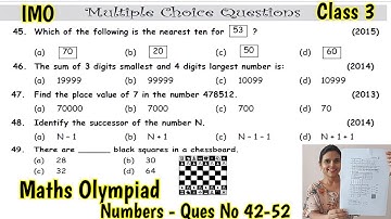 Olympiad Exam for Class 3 Maths 2023 | Maths Olympiad Mock Test for Class 3 | IMO Class 3