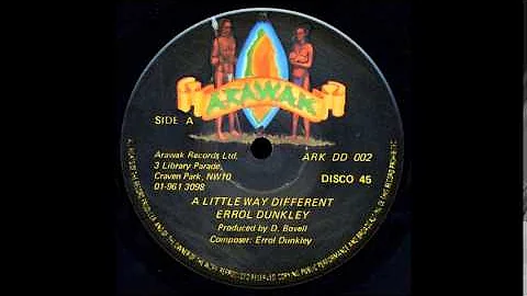 Errol Dunkley - A Little Way Different 12"