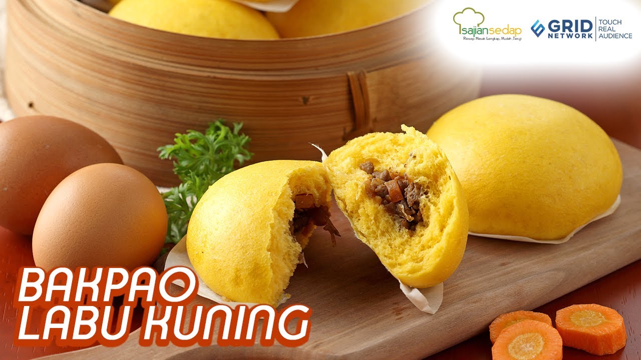 RESEP BAKPAO LABU KUNING, KULITNYA LEMBUT BANGET