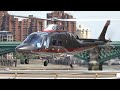 Luxurious Leonardo (Agusta Westland) AW109 SP Grand New | Landing and take off at London heliport