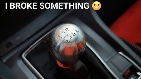 I BROKE MY TYPE R | Ascend Racing Shift Knob Review 10th Gen Honda Civic