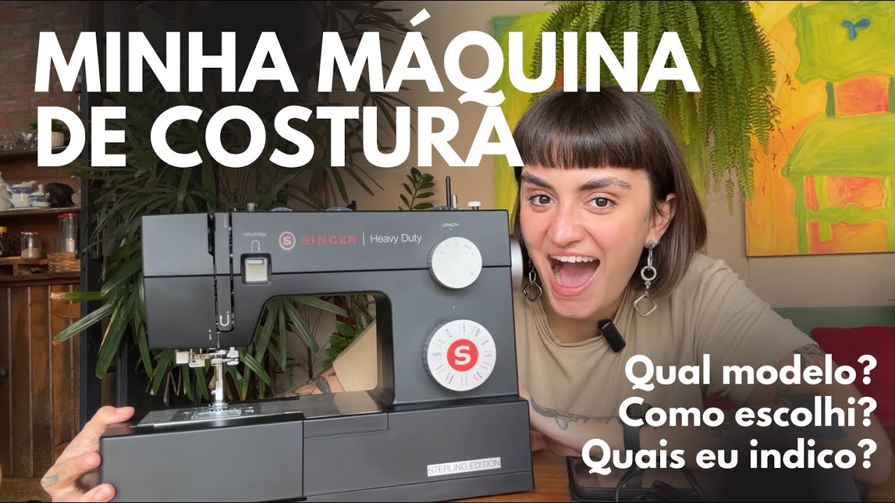 MINHA PRIMEIRA MÁQUINA DE COSTURA - Unboxing e como escolhi o modelo