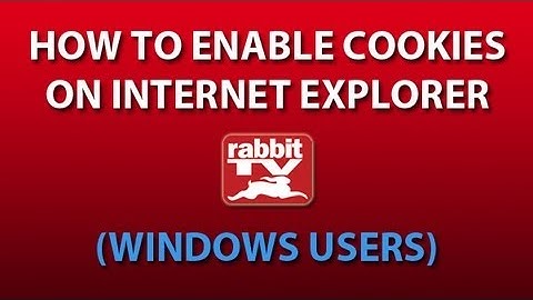 How to Enable Cookies on Internet Explorer (Windows Users)