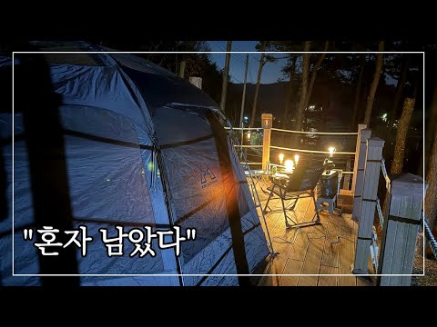 아무도 없었다 I 혼자 남은 밤, 조용한 캠핑 브이로그
