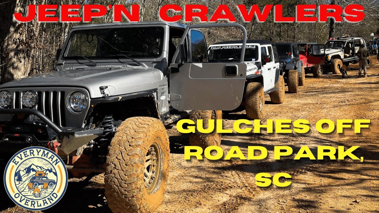 FJ Cruiser playing with Jeeps at Gulches Off Road Park SC YouTube