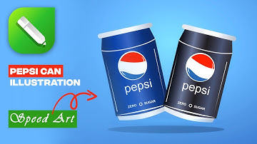 How to create Pepsi can in CorelDraw.