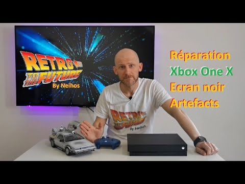 Réparation Xbox One X ! Ecran noir et artefacts ( dessouder et ressouder puce HDMI )