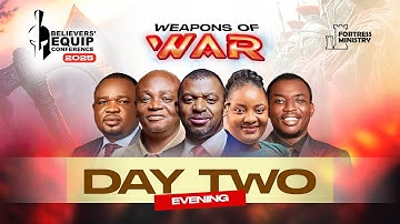 PST. AMEH AMANA || MIN. THEOPHILUS SUNDAY || BEC 2025 || WEAPONS OF WAR || DAY 2 EVENING SESSION