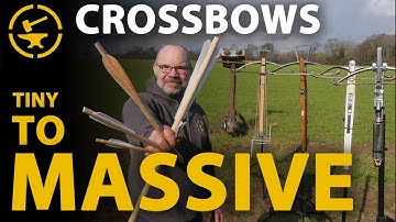 5 gekke verschillende middeleeuwse kruisbogen