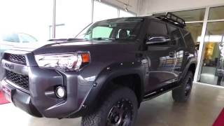 Stapp i25 custom latest creation a 2016 toyota 4runner trail premium.
we installed... kmc xd series wheels bf goodwich lt 285/55p20 tires 3"
toytec list with...