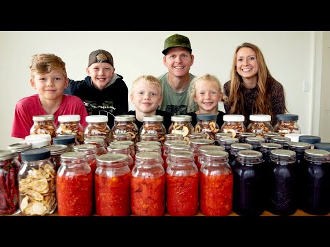 Canning & Preserving a Year's Supply of