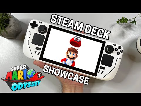 Steam Deck - Super Mario Odyssey (Yuzu Switch Emulator Showcase)