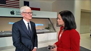 One-on-one interview with outgoing Apple CEO Tim Cook and CBS News